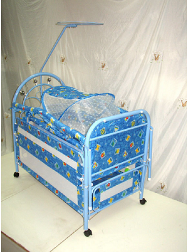 Металлическая детская кроватка Потягушки 220