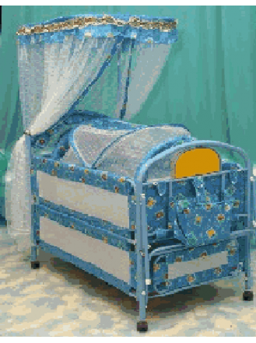 Металлическая детская кроватка Потягушки 259
