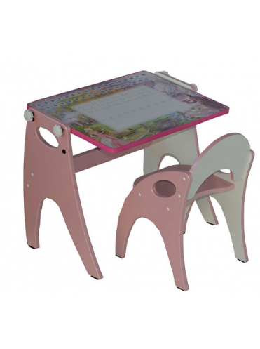 Набор детской мебели Буквы-Цифры парта-мольберт, стульчик