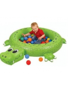 Сухой надувной бассейн Крокодил + 50 шаров