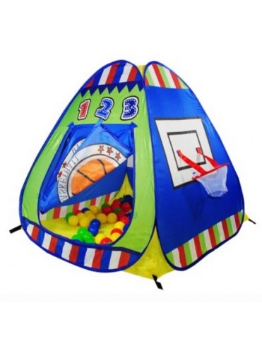 Детская палатка Дом + 100 шаров Calida Баскетбол
