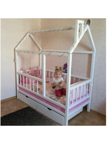 Детская кроватка-домик Малыш-3